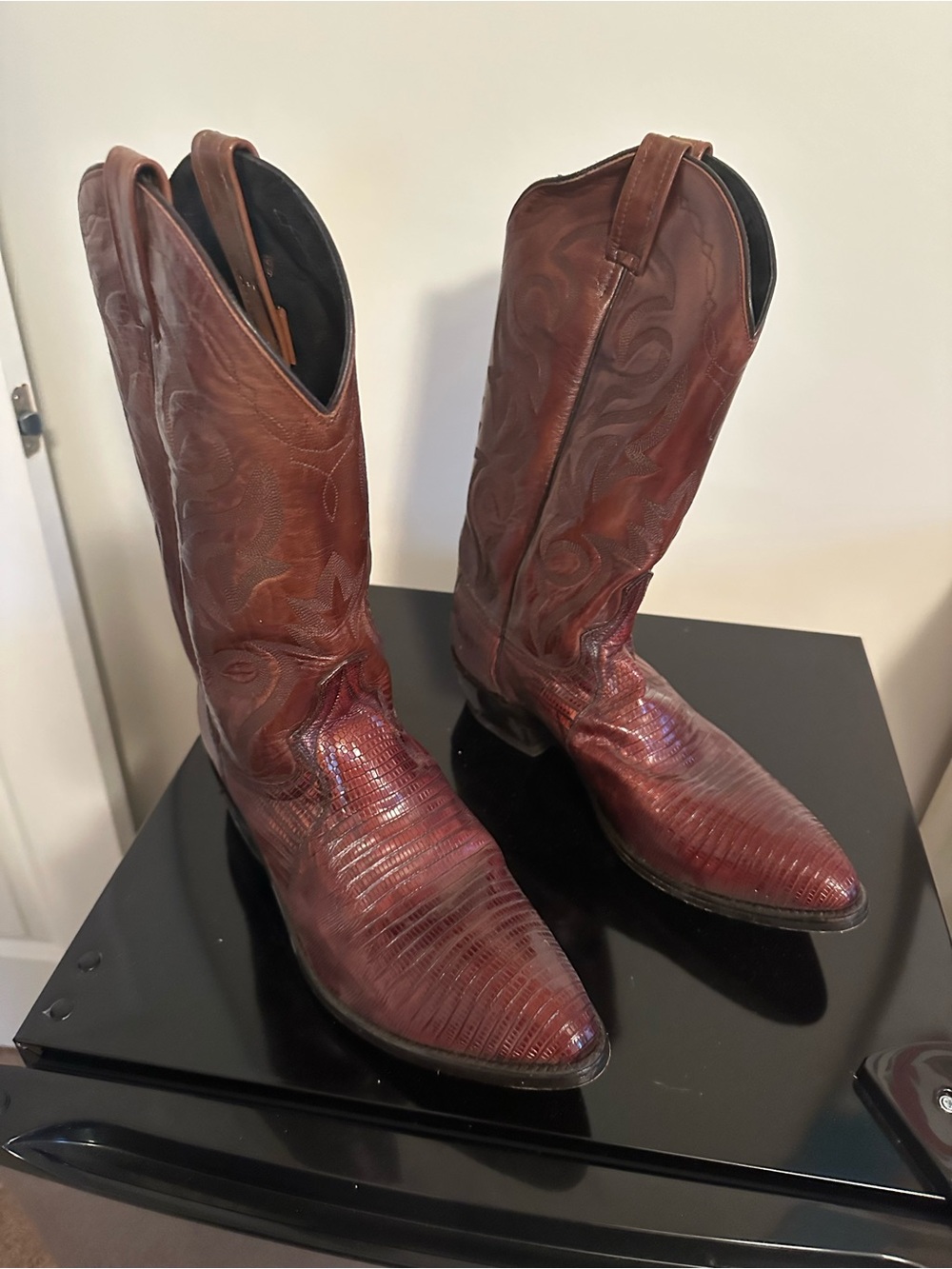 Dan Post Brown Leather Oxfords with Leather Sole